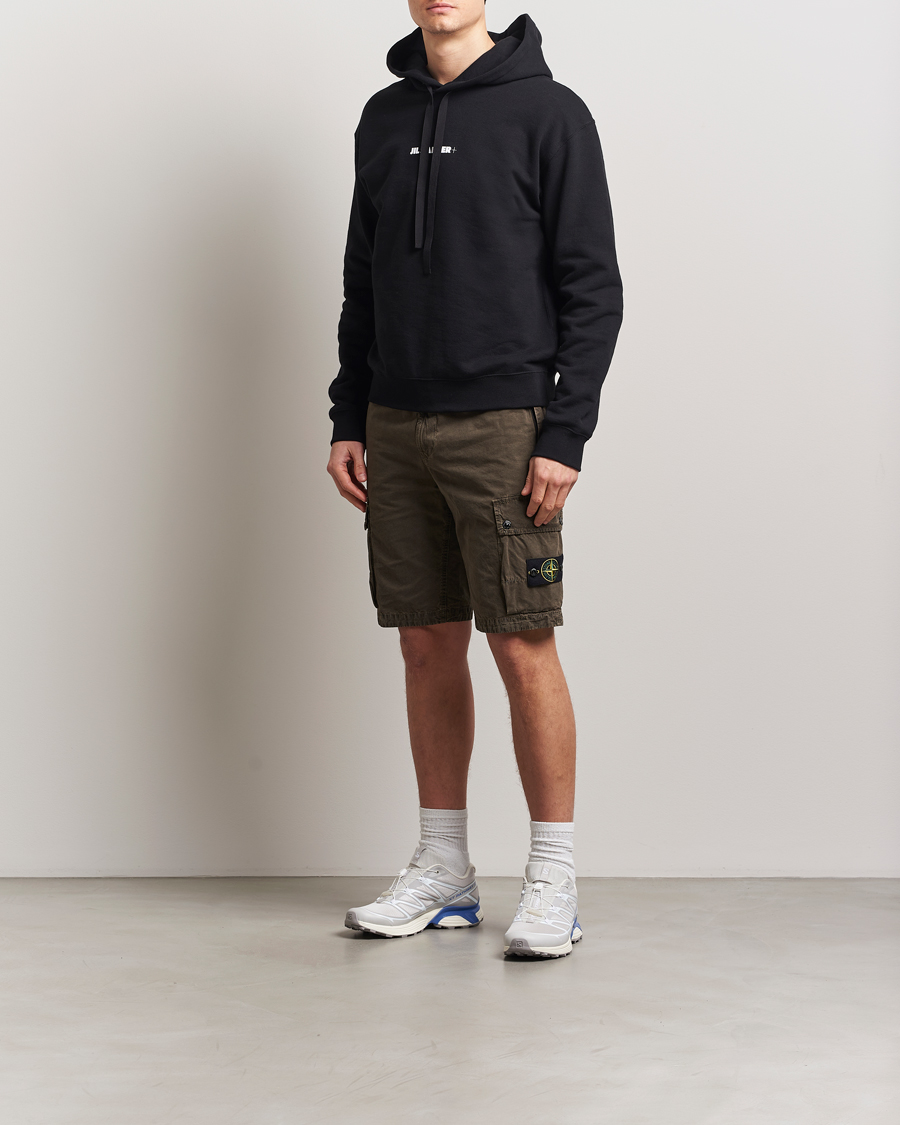 Uomini | Pantaloncini | Stone Island | Brushed Cotton Canvas Cargo Shorts Military Green