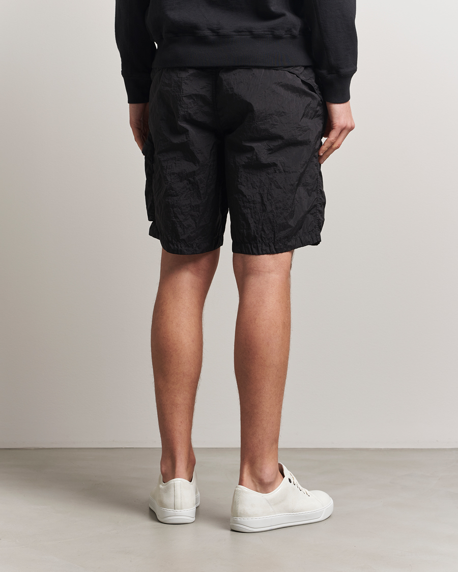 Uomini | Pantaloncini | Stone Island | Nylon Metal Drawstring Cargo Shorts Black