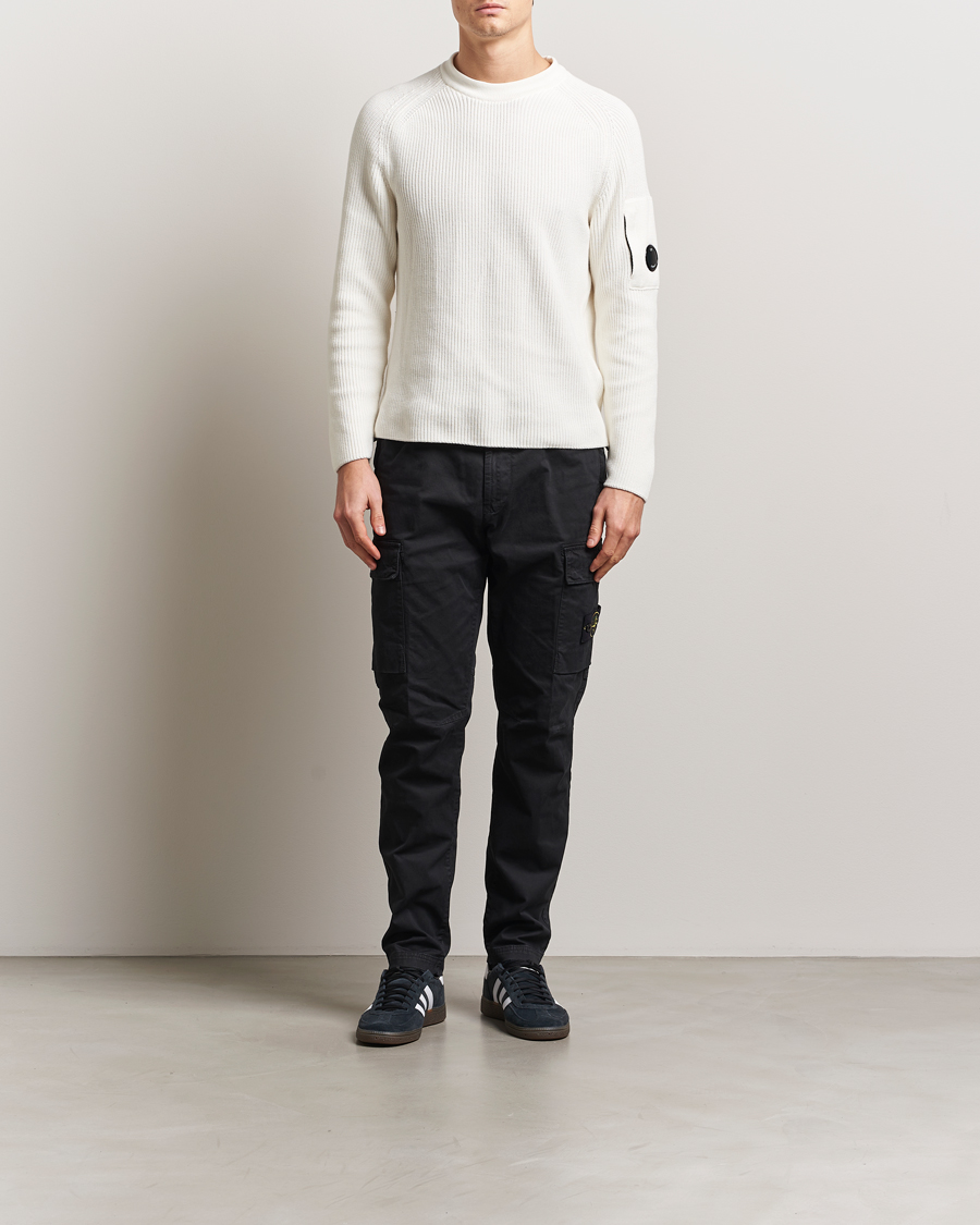Uomini | Pantaloni | Stone Island | Stretch Twill Cargo Pants Black