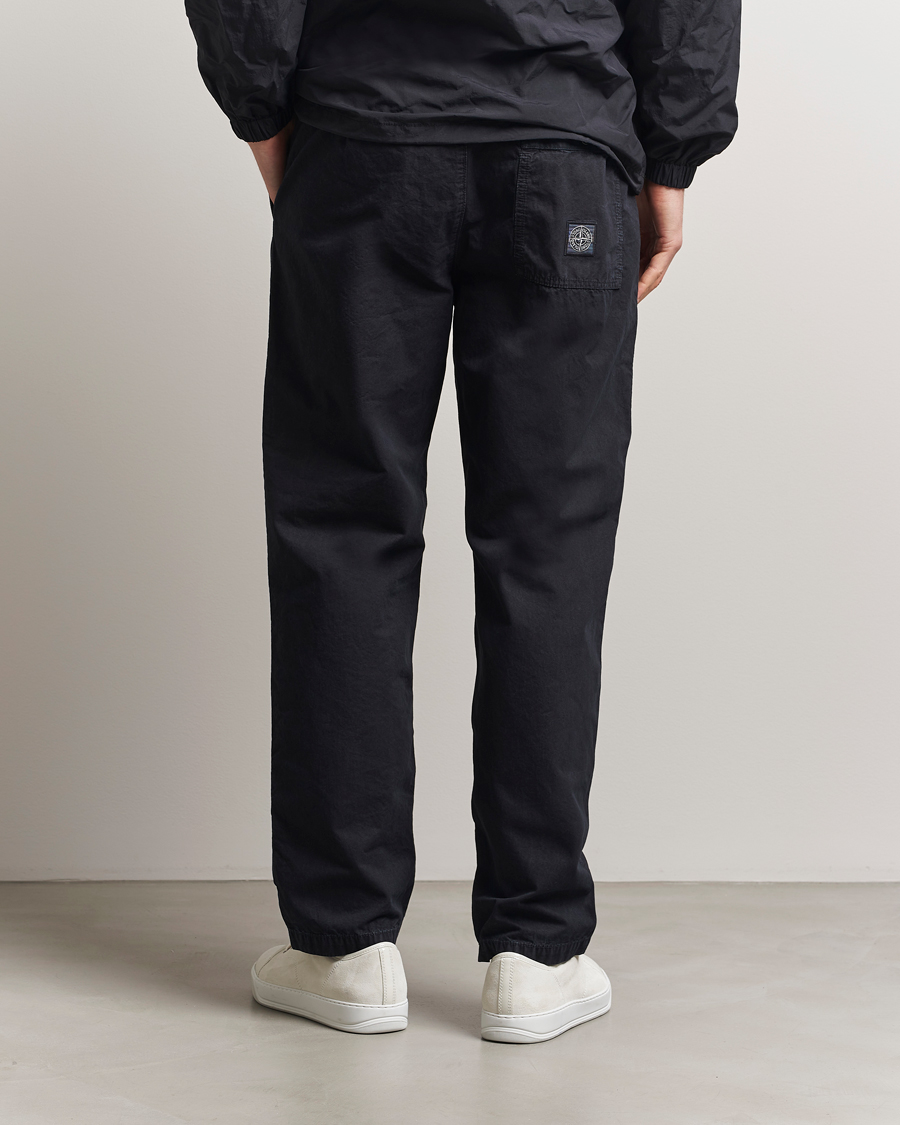Uomini | Pantaloni | Stone Island | Brushed Cotton Canvas Fatigue Pants Navy Blue