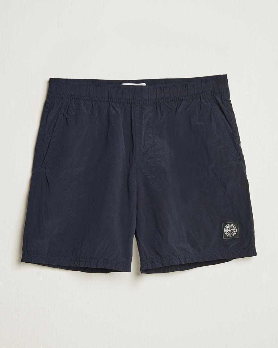 Uomini | Costumi da bagno | Stone Island | Nylon Metal Econyl Swimshorts Navy Blue