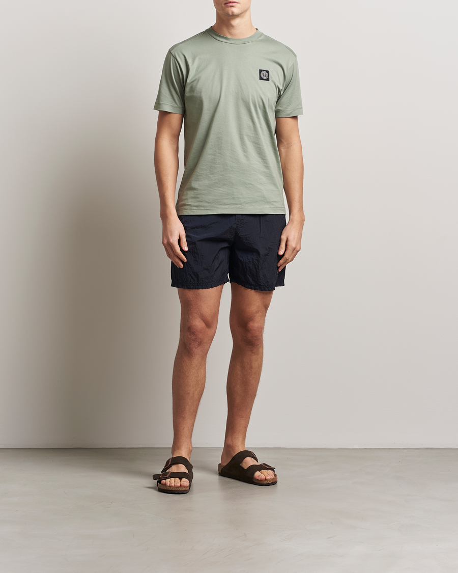 Uomini | Costumi da bagno | Stone Island | Nylon Metal Econyl Swimshorts Navy Blue