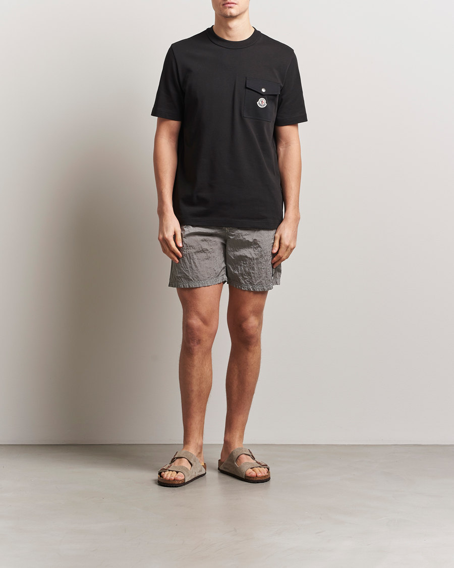 Uomini | Costumi da bagno | Stone Island | Nylon Metal Econyl Swimshorts Pearl Grey