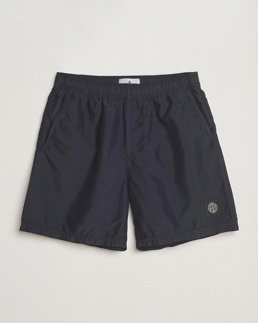 Uomini | Costumi da bagno | Stone Island | Brushed Nylon Swimshorts Navy Blue