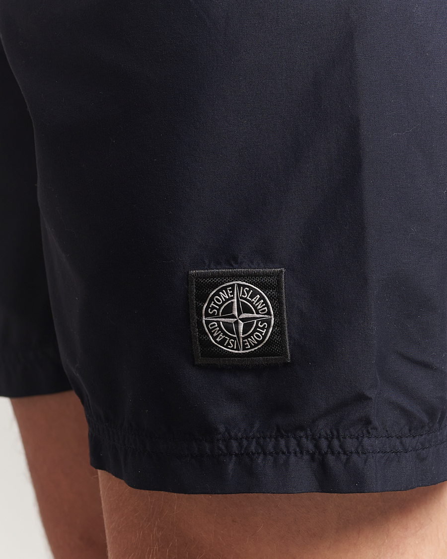 Uomini | Costumi da bagno | Stone Island | Brushed Nylon Swimshorts Navy Blue