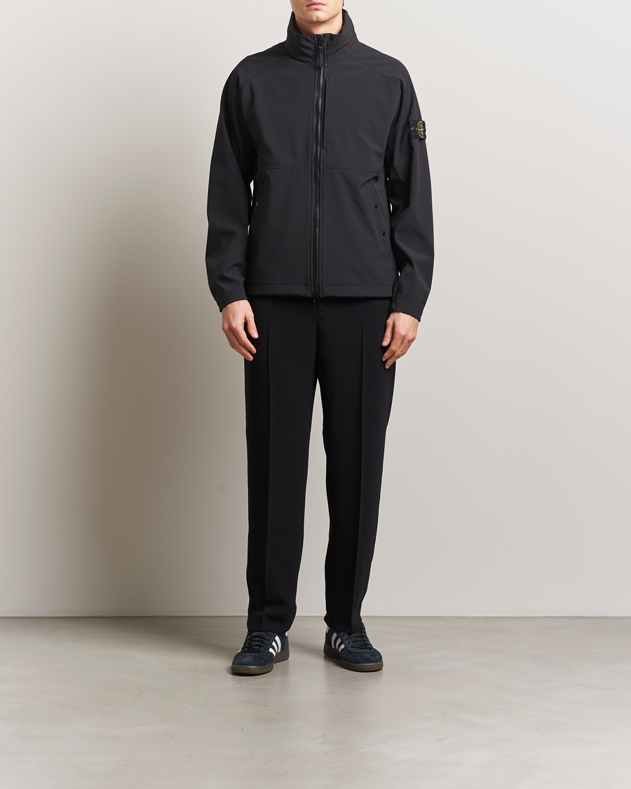 Uomini | Giacche | Stone Island | Soft Shell Jacket Black