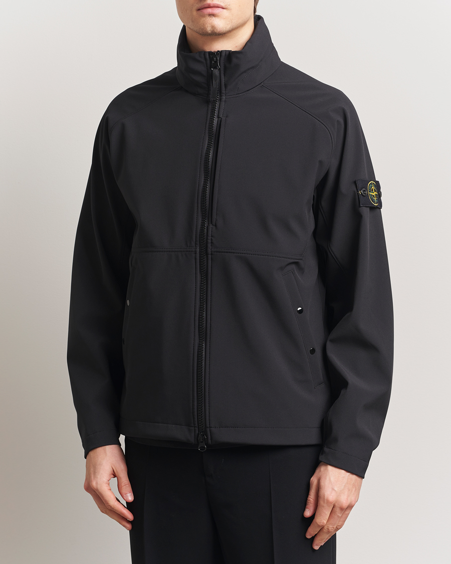 Uomini | Giacche | Stone Island | Soft Shell Jacket Black