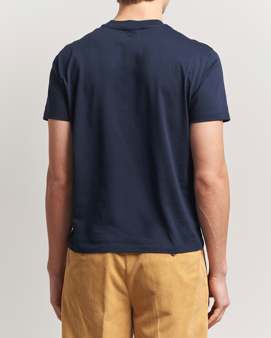 Uomini | T-shirt | AMI | Heart Logo T-Shirt Night Blue