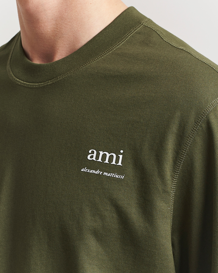 Uomini | T-shirt | AMI | Logo T-Shirt Loden
