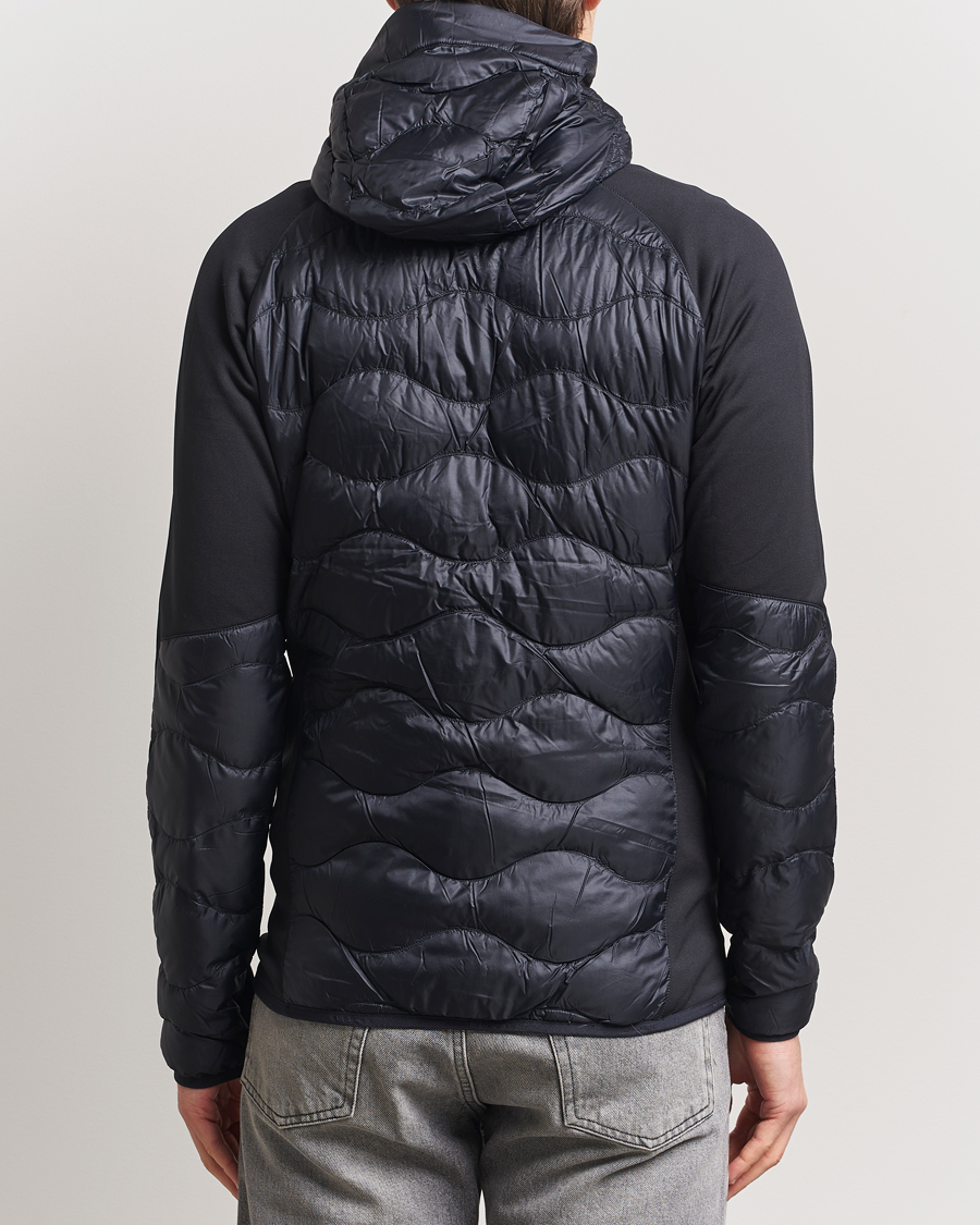 Uomini | Giacche | Peak Performance | Helium Down Hooded Hybrid Jacket Black