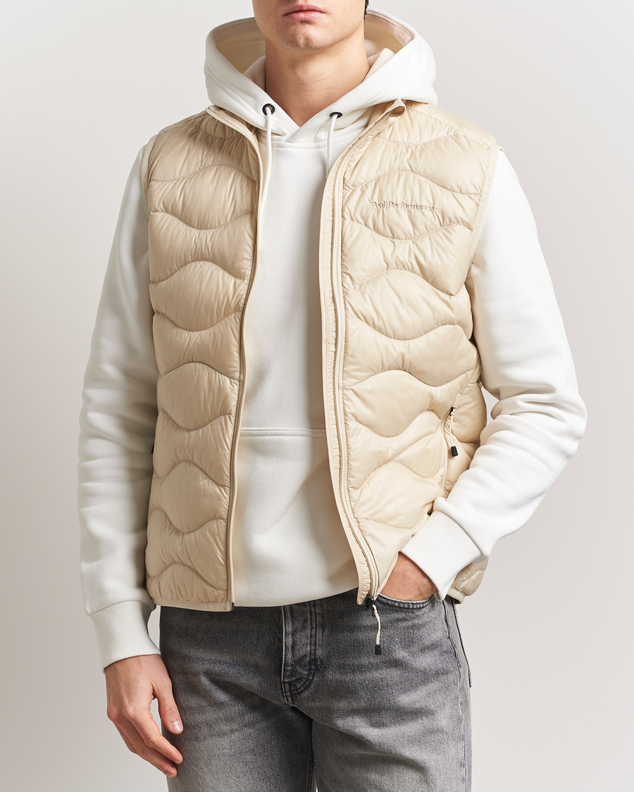 Uomini | Giacche | Peak Performance | Helium Down Vest Sand Fog