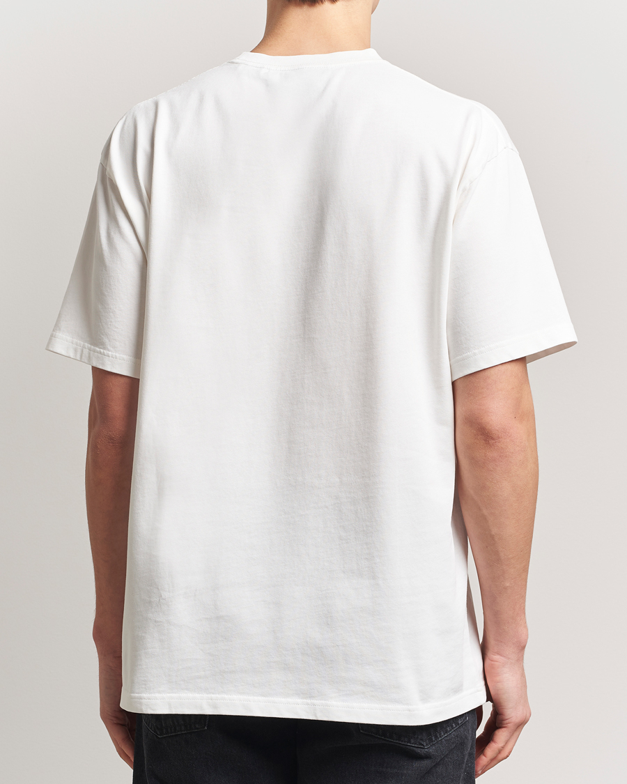 Uomini | T-shirt | Peak Performance | Heavy Cotton Crew Neck T-Shirt Off White