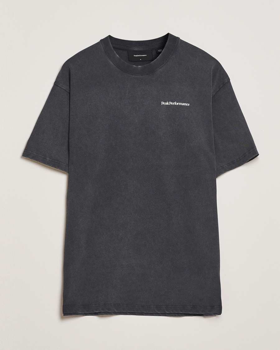 Uomini | T-shirt | Peak Performance | Graphic Crew Neck T-Shirt Black