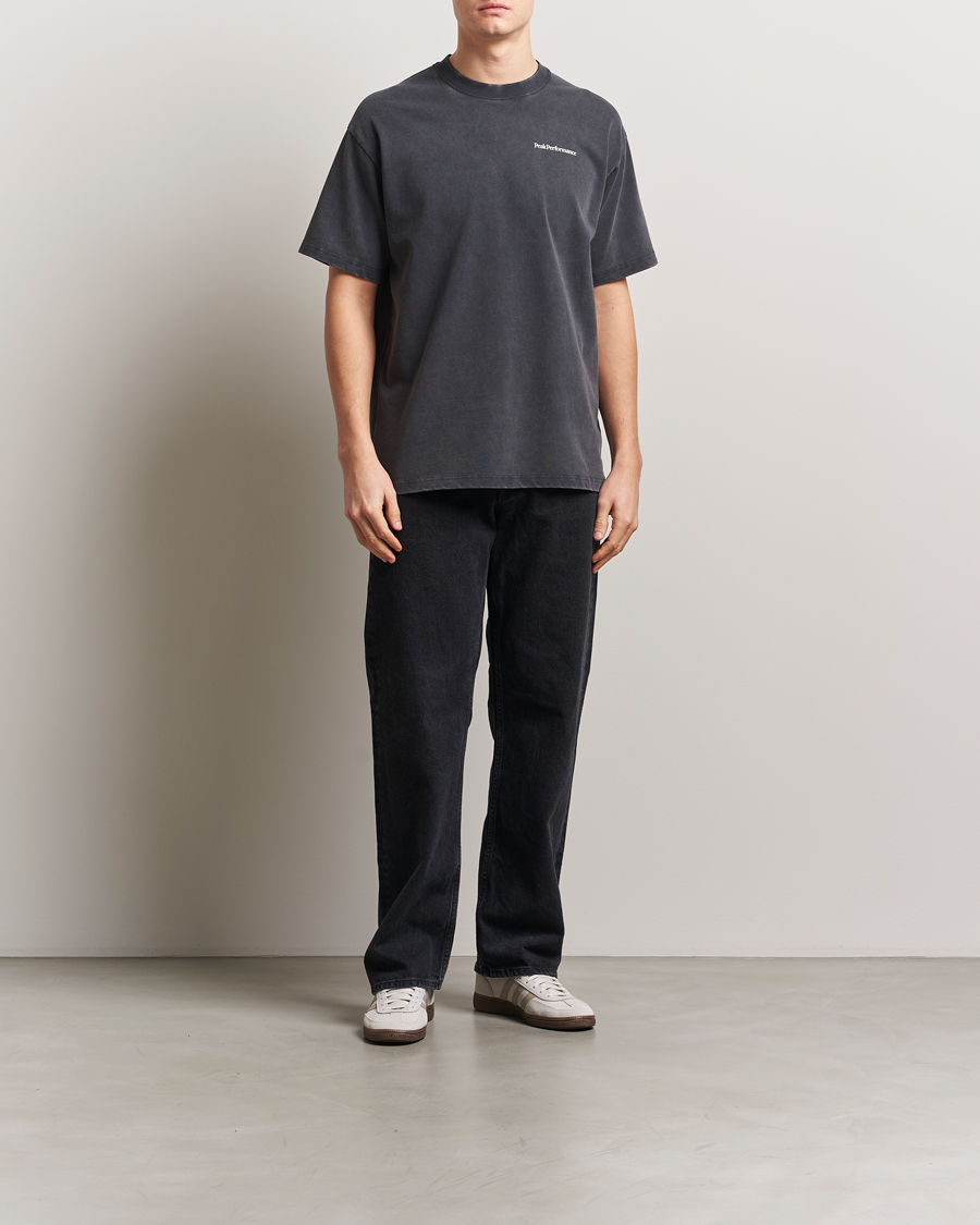 Uomini | T-shirt | Peak Performance | Graphic Crew Neck T-Shirt Black
