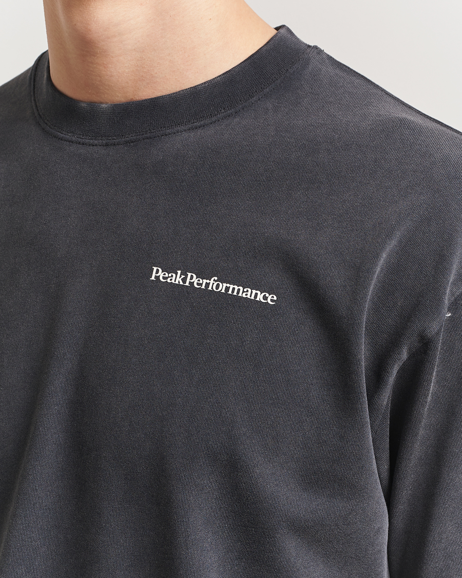 Uomini | T-shirt | Peak Performance | Graphic Crew Neck T-Shirt Black