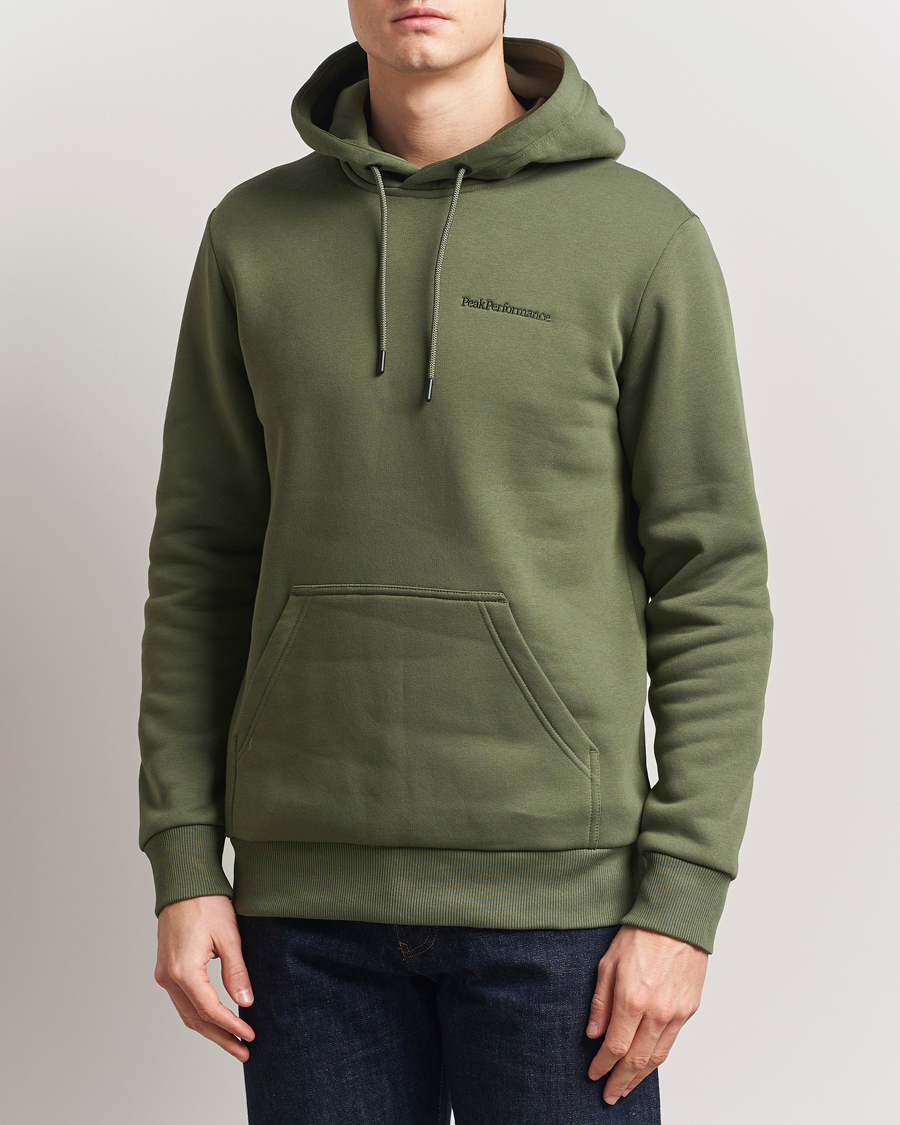 Uomini | Maglieria | Peak Performance | Original Hoodie Pine Needle