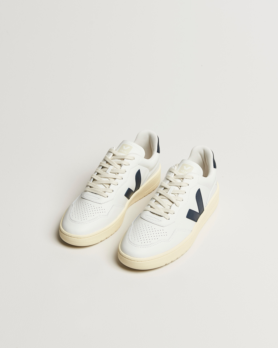 Uomini | Sneakers | Veja | V-90 Sneaker Extra White/Nautico
