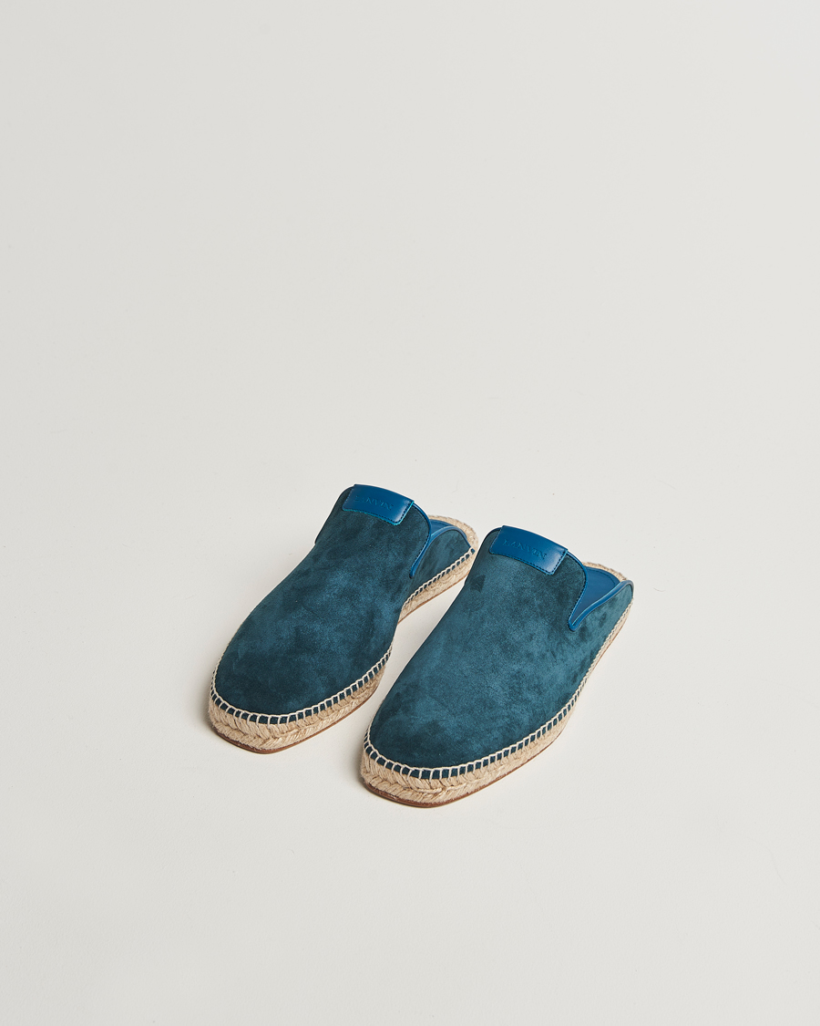 Uomini | Lanvin Espadrilles Petrol Blue | Lanvin | Espadrilles Petrol Blue