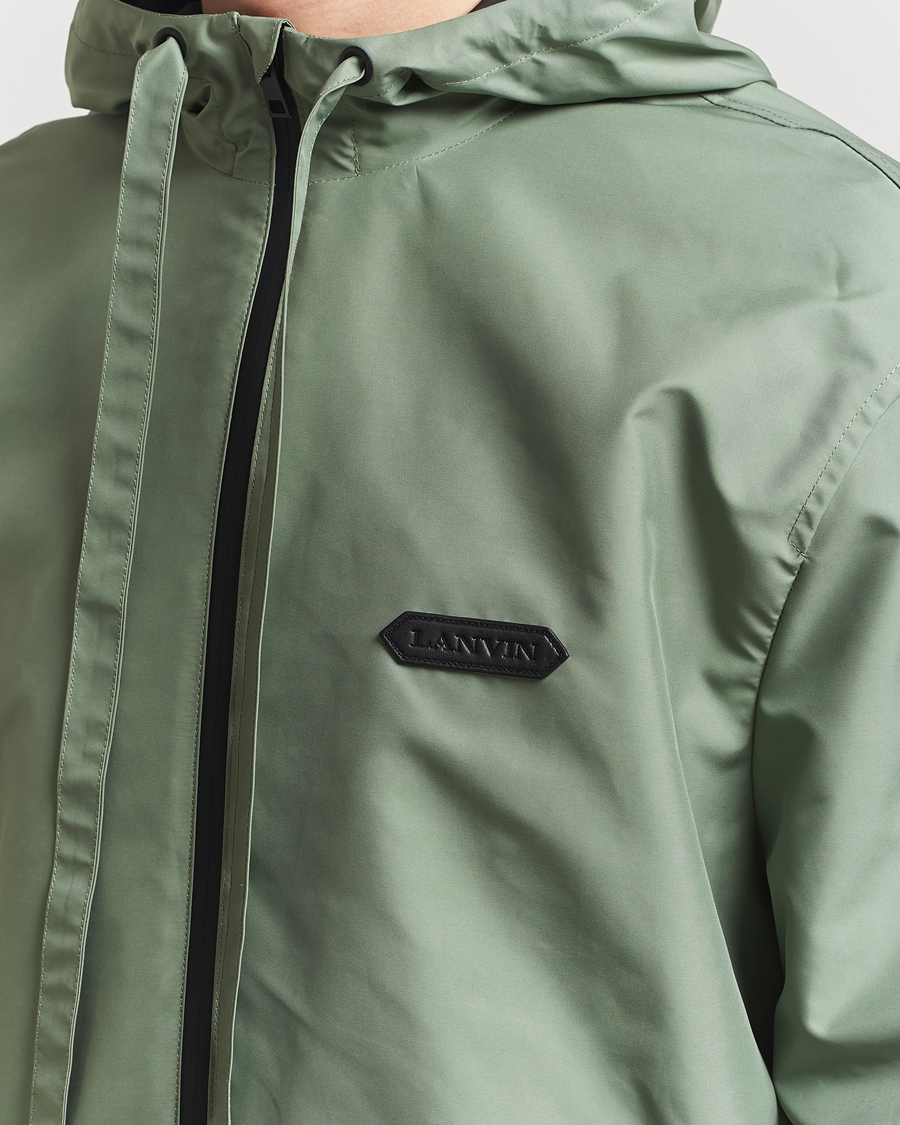 Uomini | Giacche | Lanvin | Hooded Windbreaker Sage Green