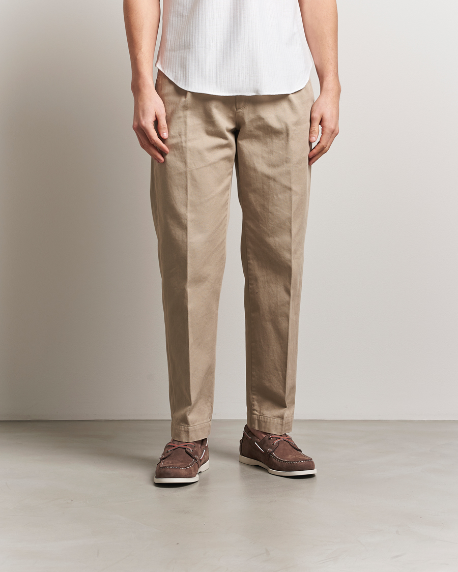 Uomini | Scarpe da barca | Sebago | Docksides Portland Nubuck Boat Shoe Dark Brown