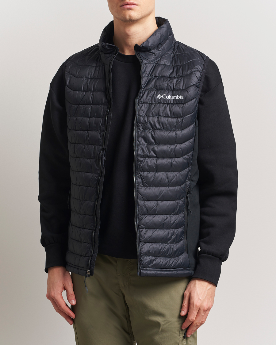 Uomini | Gilet | Columbia | Powder Pass Hybrid Vest Black