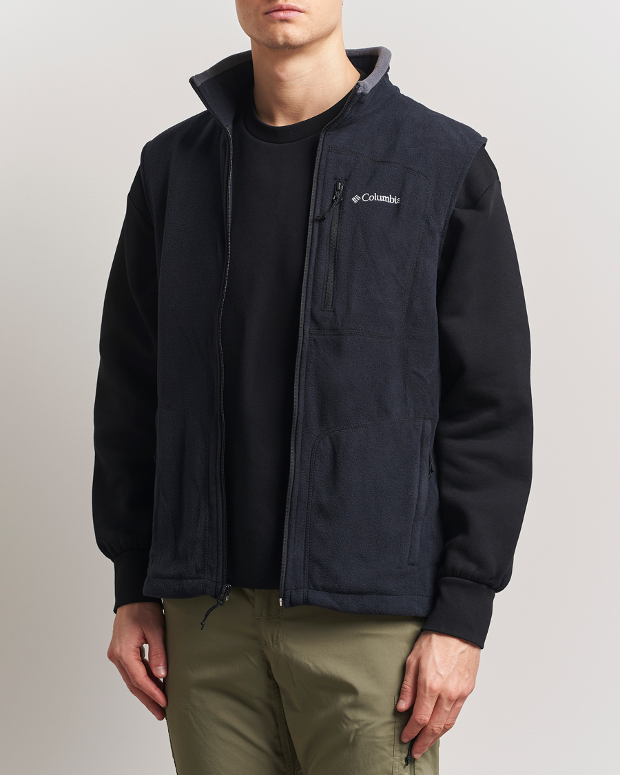 Uomini | Maglieria | Columbia | Fast Trek Full Zip Fleece Vest Black