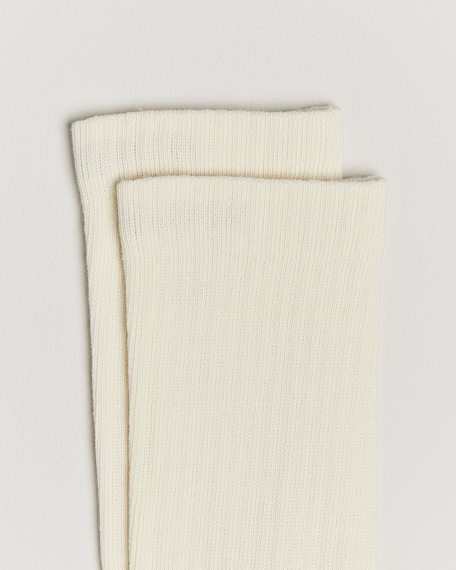 Uomini | Biancheria intima | Sweyd | Two Tone Cotton Socks Off White/Sand