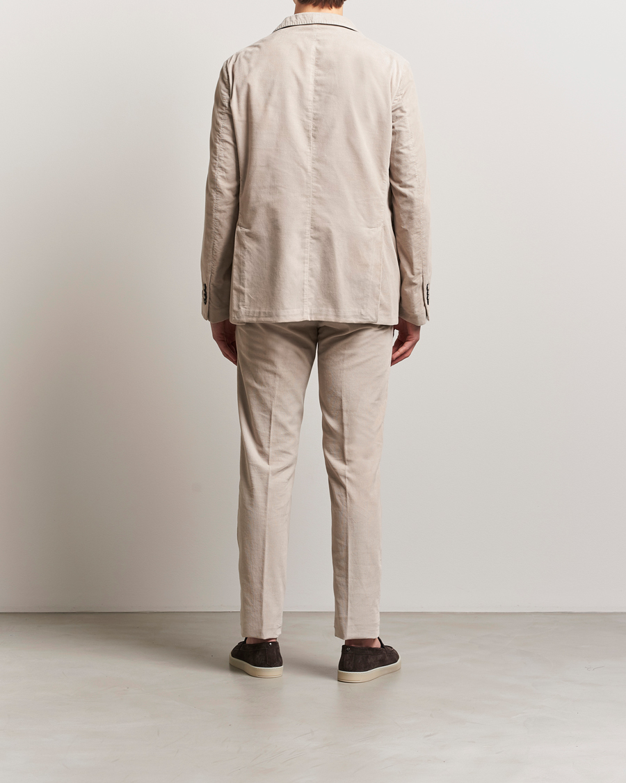 Uomini | Abiti | Massimo Alba | Sloop Baby Corduroy Suit Beige