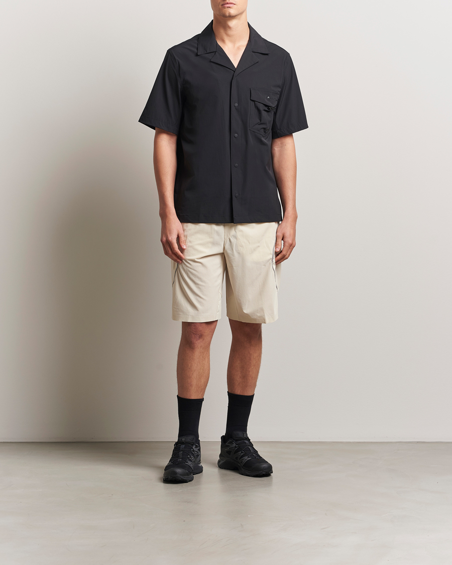 Uomini | Camicie | Oakley | Cuban Collar Short Sleeve Shirt Blackout