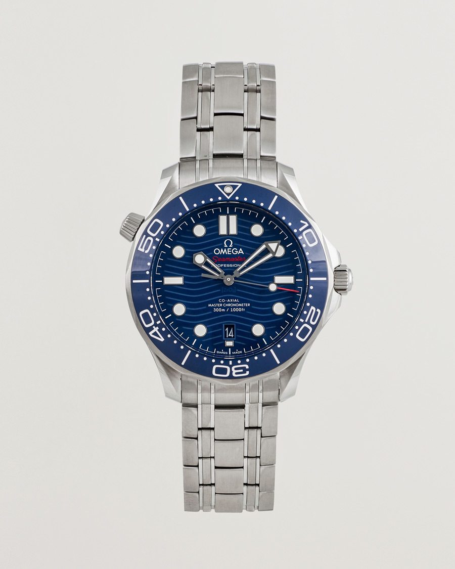 Uomini | Omega Pre-Owned Seamaster Diver 300M Steel Blue | Omega Pre-Owned | Seamaster Diver 300M Steel Blue