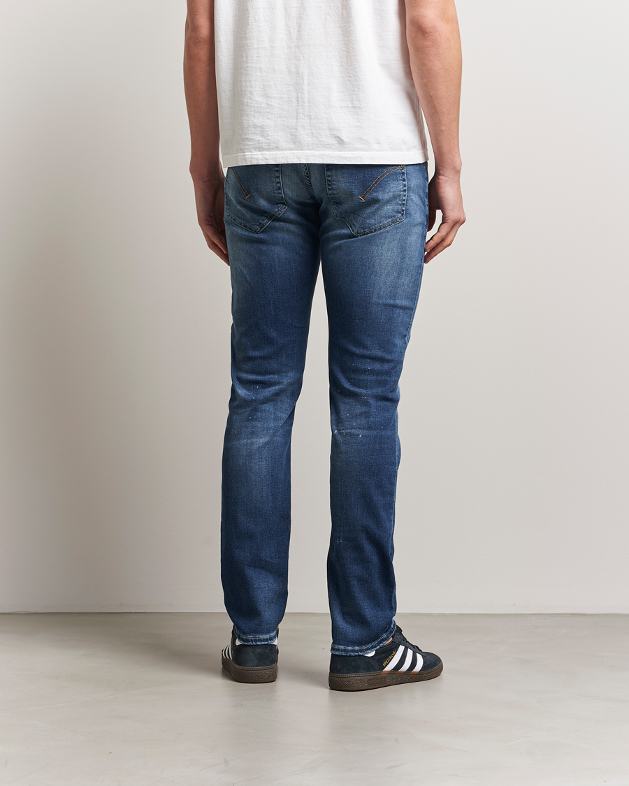Uomini | Jeans | Dondup | George Distressed Jeans Dark Blue