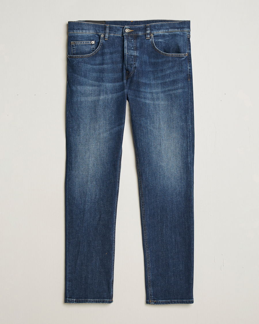 Uomini | Jeans | Dondup | Icon Regular Fit Jeans Dark Blue