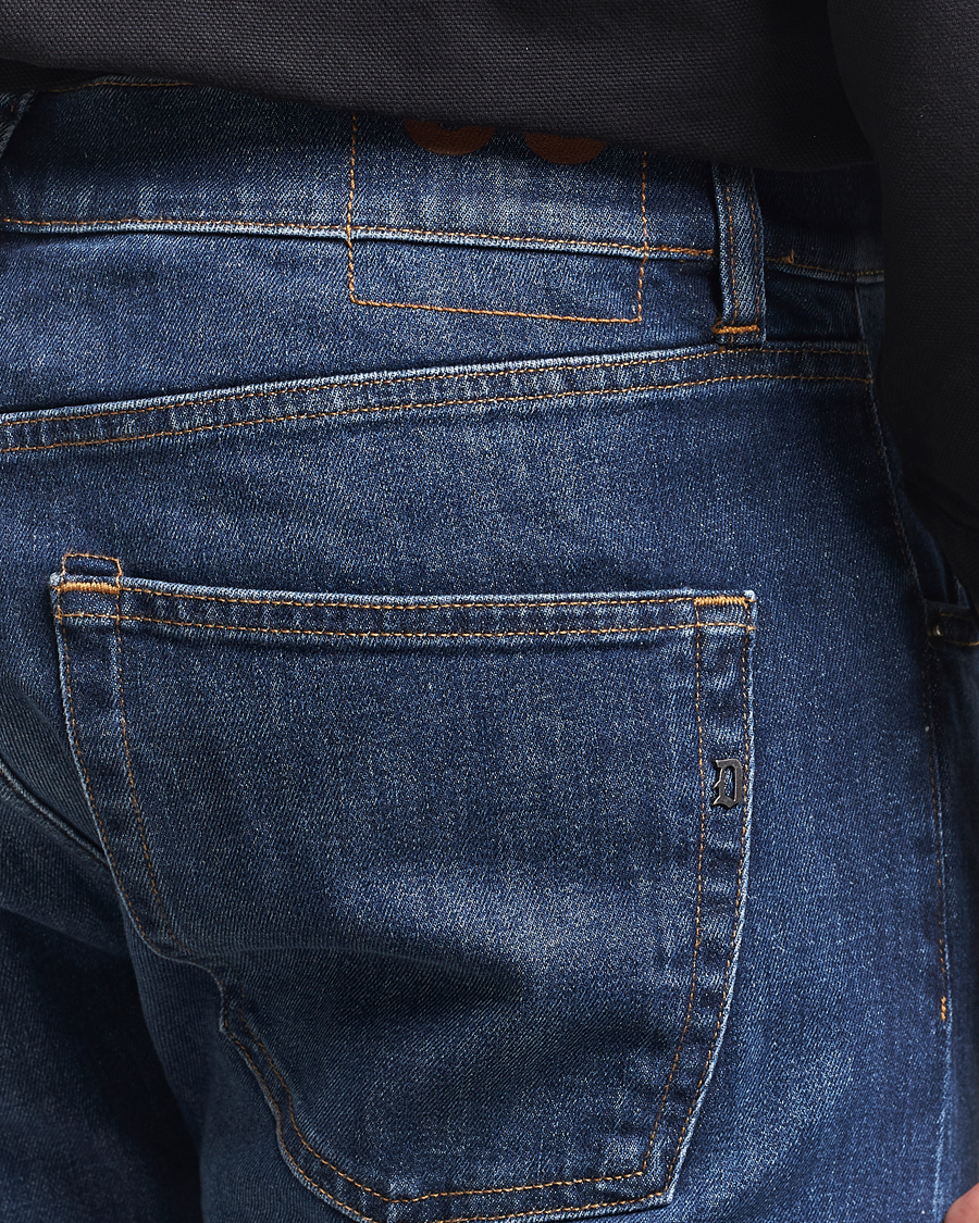 Uomini | Jeans | Dondup | Icon Regular Fit Jeans Dark Blue
