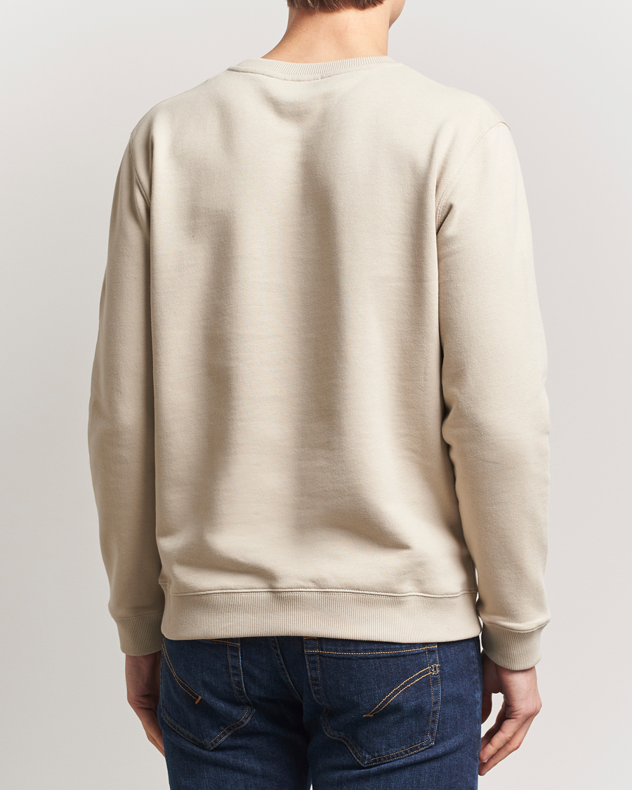 Uomini | Maglieria | Dondup | Logo Crew Neck Sweatshirt Sand