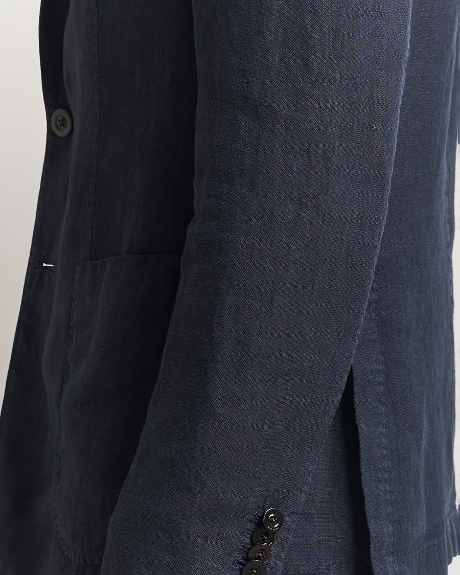 Uomini | Abiti | Boglioli | K Jacket Linen Suit Navy