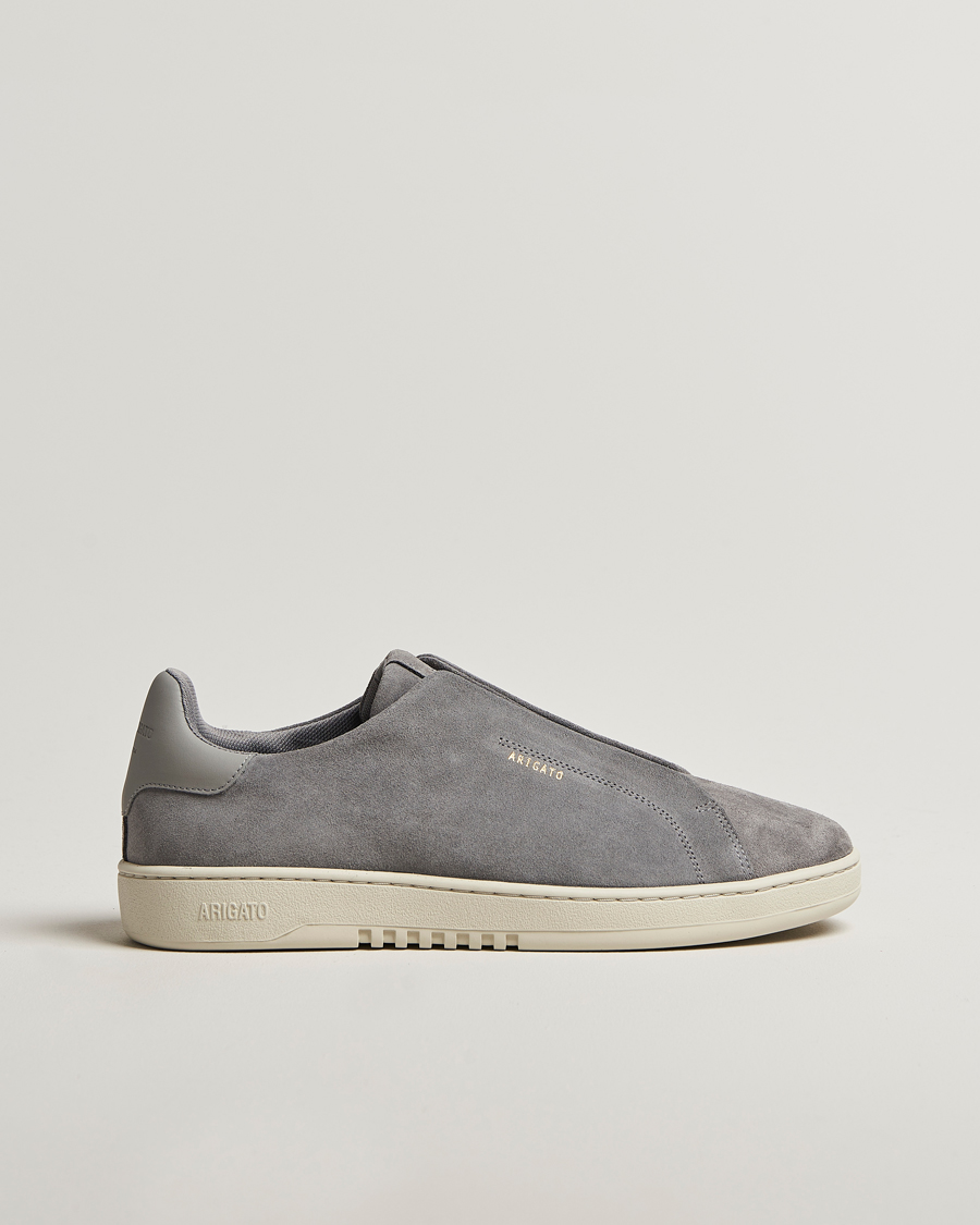 Uomini | Sneakers | Axel Arigato | Dice Laceless Suede Sneaker Dark Grey