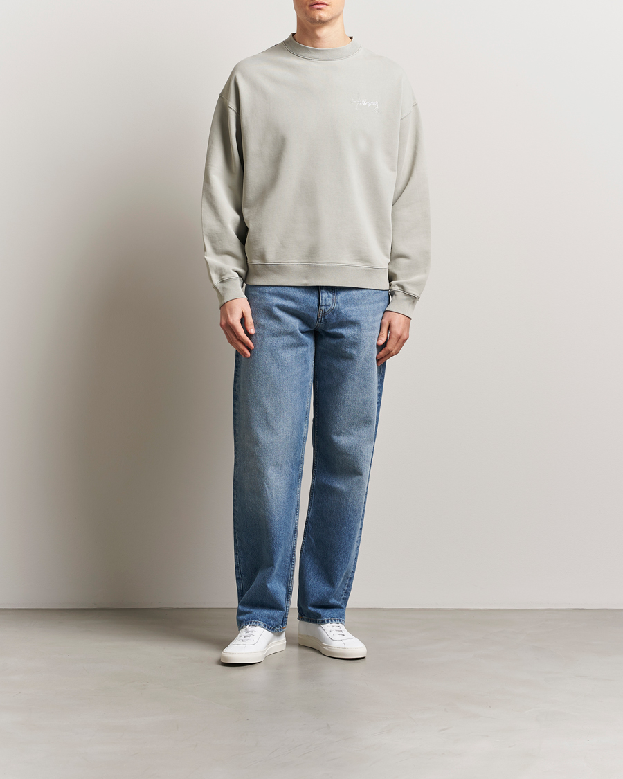 Uomini | Maglieria | Axel Arigato | Honor Washed Sweatshirt Sage Green