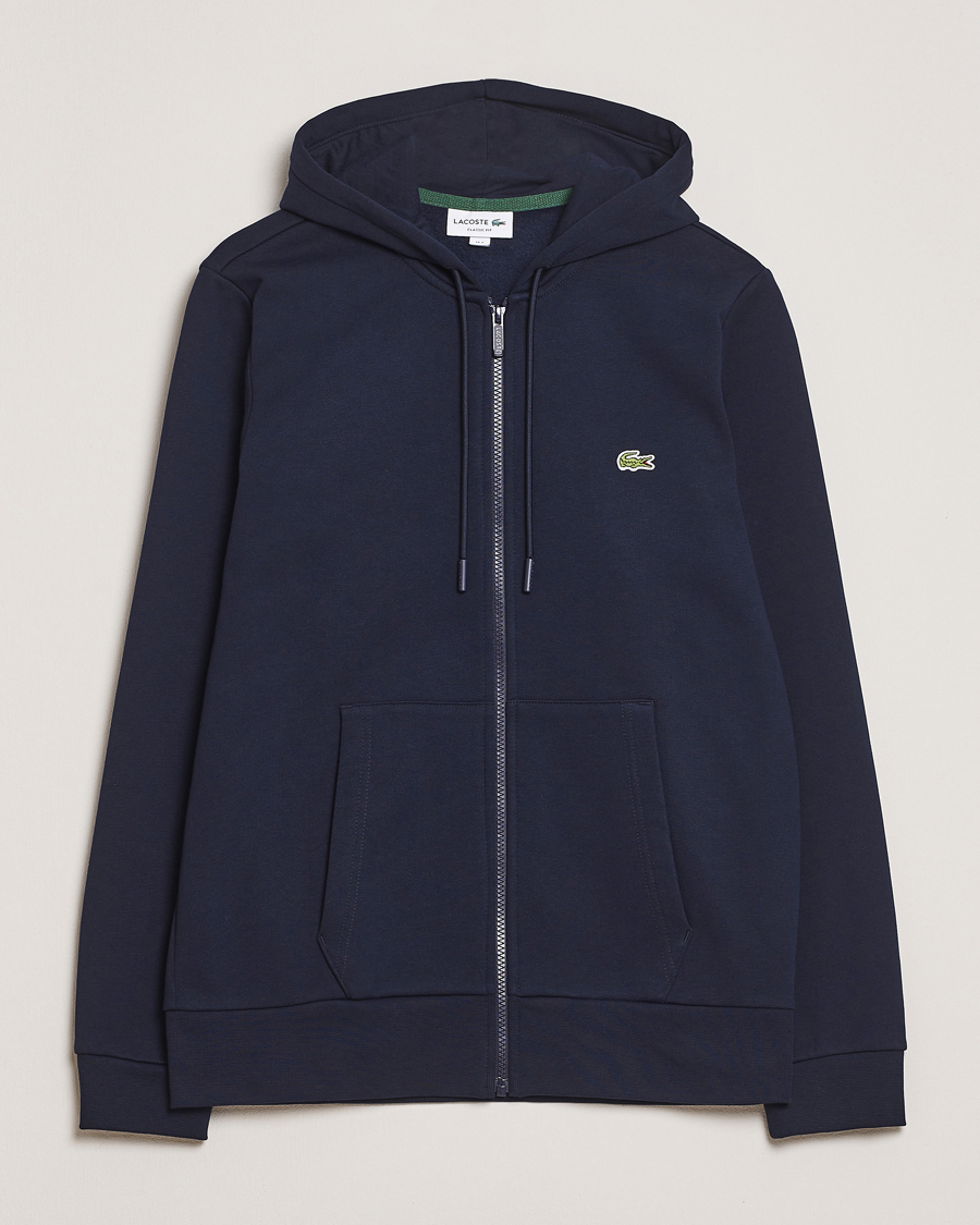 Uomini | Maglieria | Lacoste | Full Zip Hoodie Navy