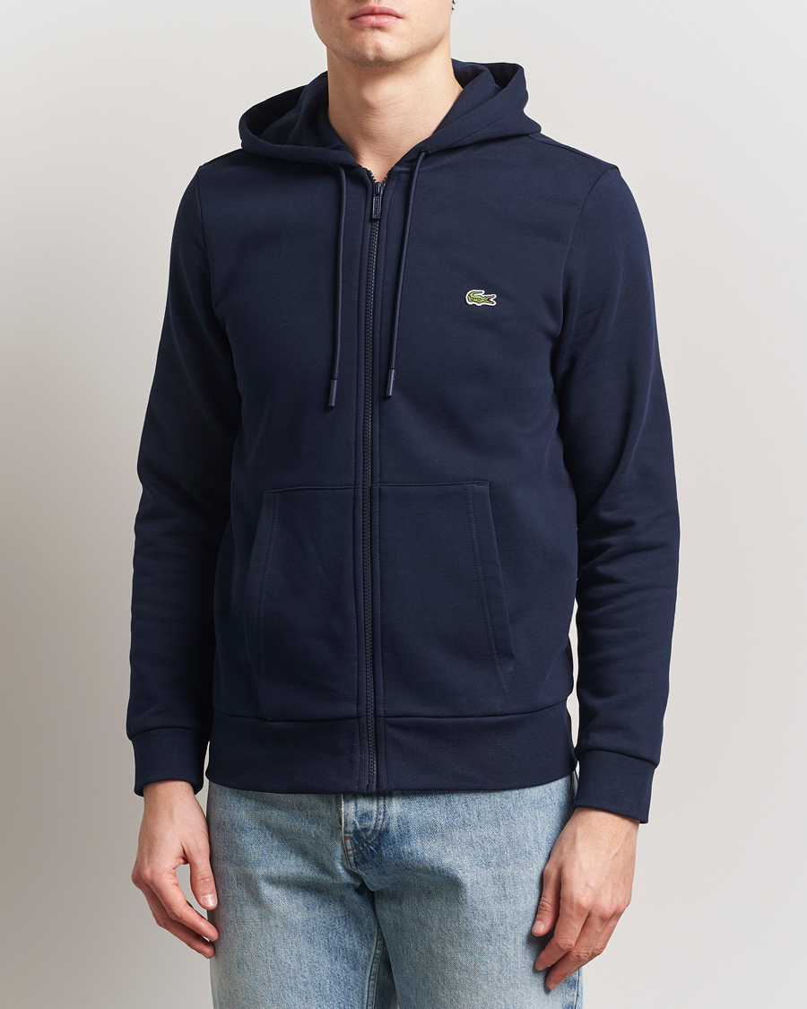 Uomini | Maglieria | Lacoste | Full Zip Hoodie Navy