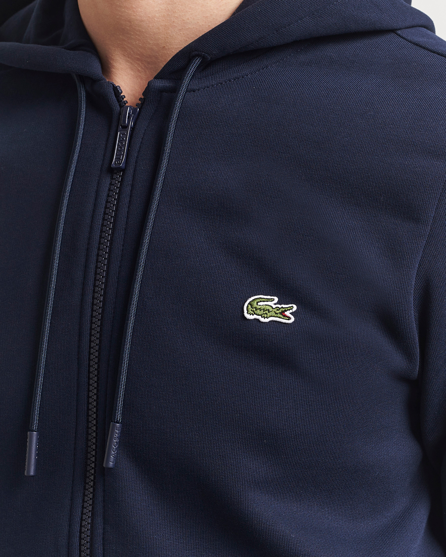 Uomini | Maglieria | Lacoste | Full Zip Hoodie Navy