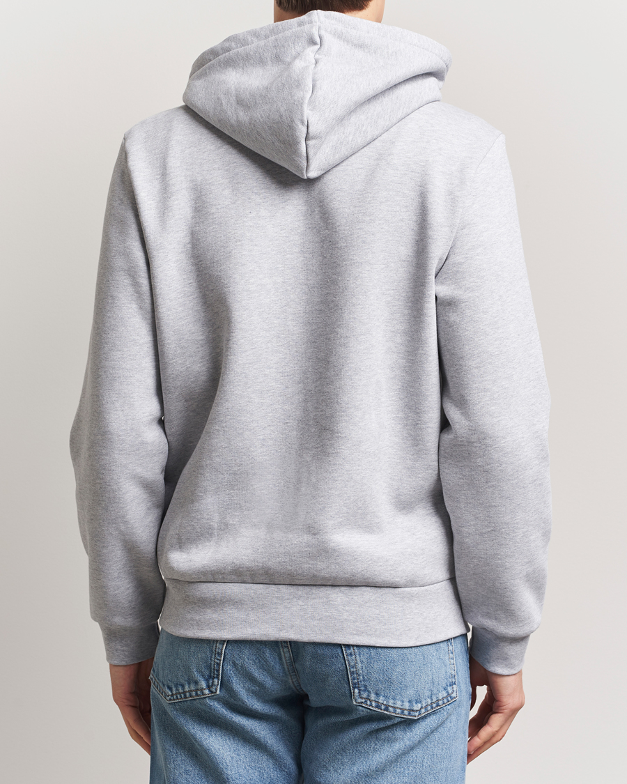 Uomini | Maglieria | Lacoste | Full Zip Hoodie Silver Chine