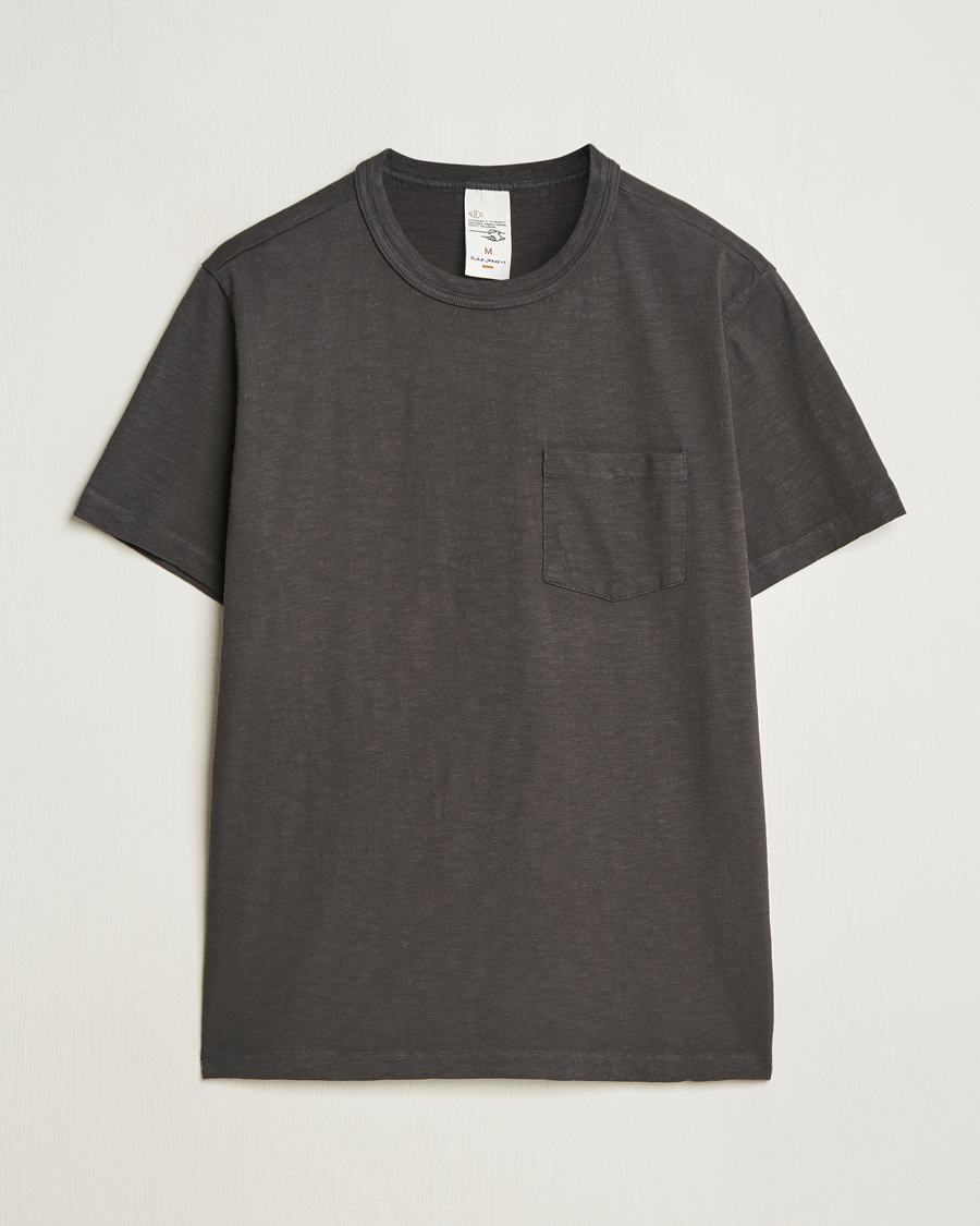 Uomini | T-shirt | Nudie Jeans | Roy Heavy Slub T-Shirt Antracite