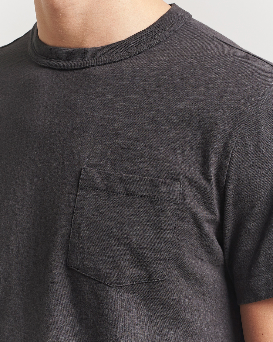 Uomini | T-shirt | Nudie Jeans | Roy Heavy Slub T-Shirt Antracite
