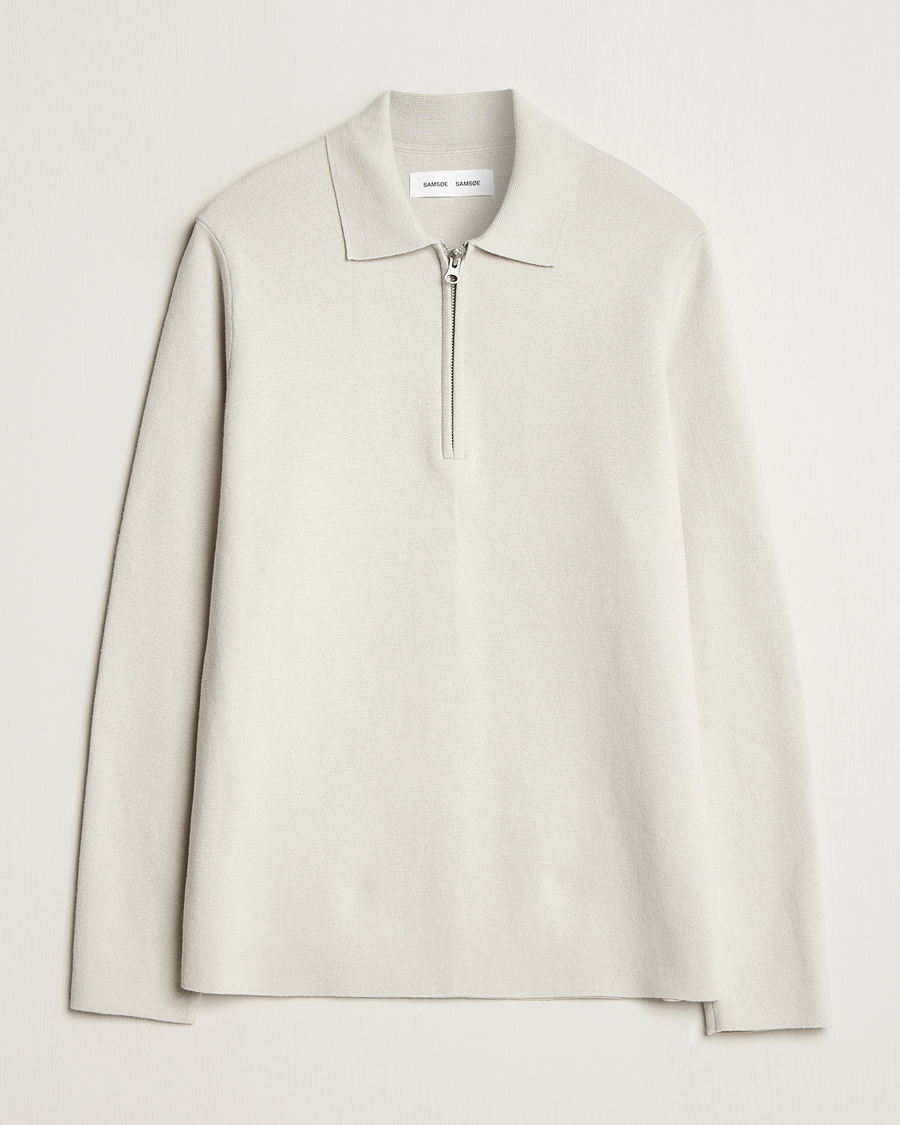 Uomini | Maglieria | Samsøe Samsøe | Guna Half Zip Moonstruck