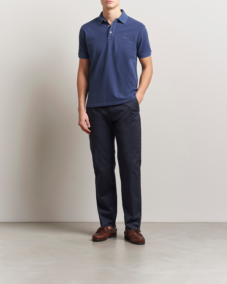 Uomini | Polo | Gant | Sunfaded Polo Persian Blue
