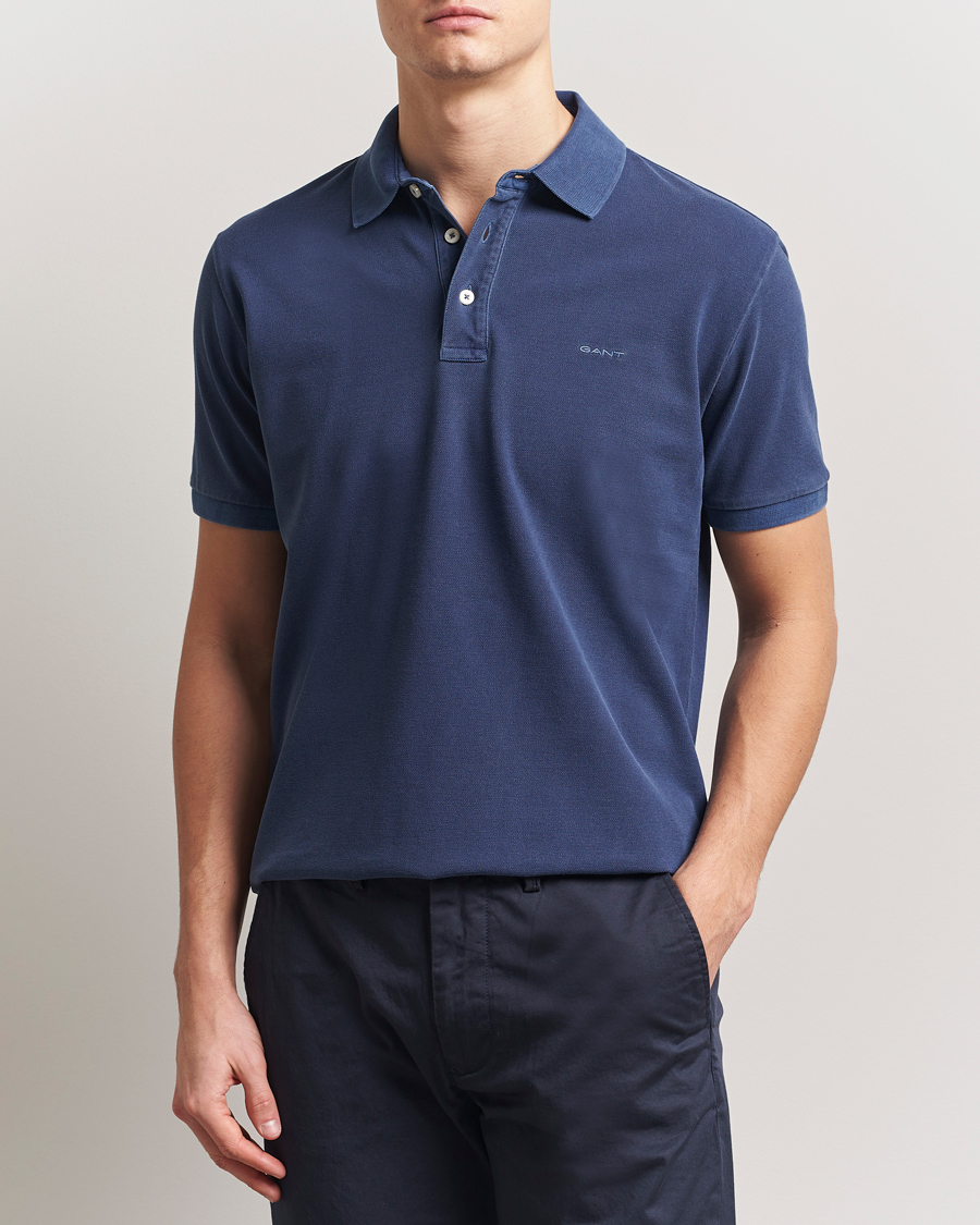 Uomini | Polo | Gant | Sunfaded Polo Persian Blue