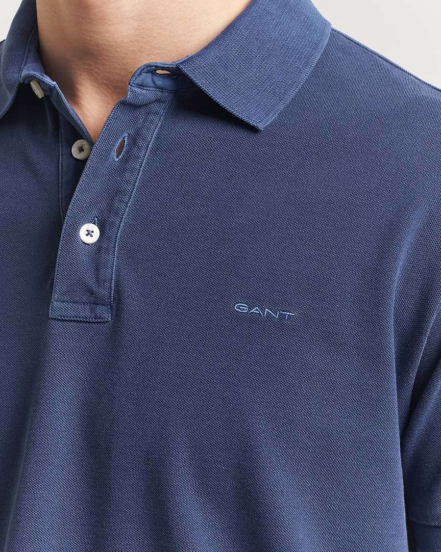 Uomini | Polo | Gant | Sunfaded Polo Persian Blue