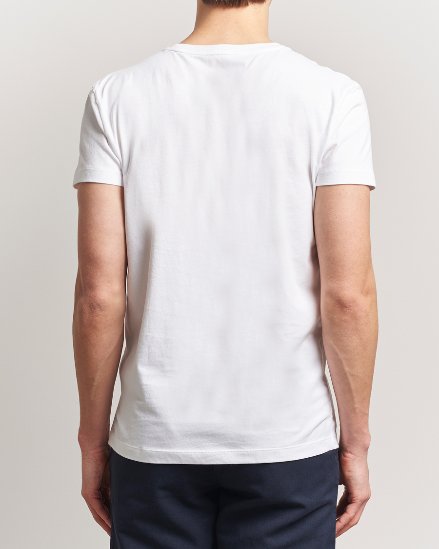 Uomini | T-shirt | Gant | 2-Pack Crew Neck T-Shirt Black/White