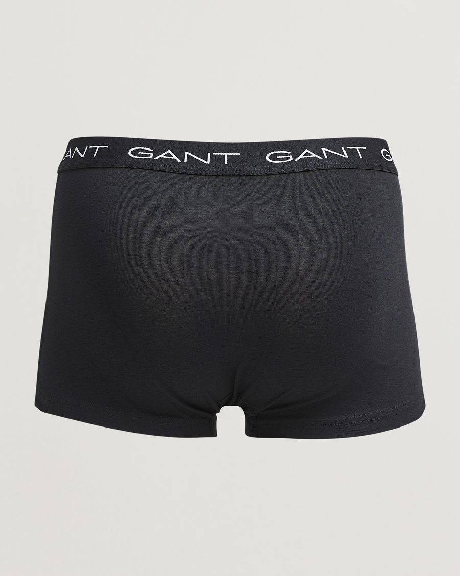 Uomini | Biancheria intima | Gant | 3-Pack Trunks Black
