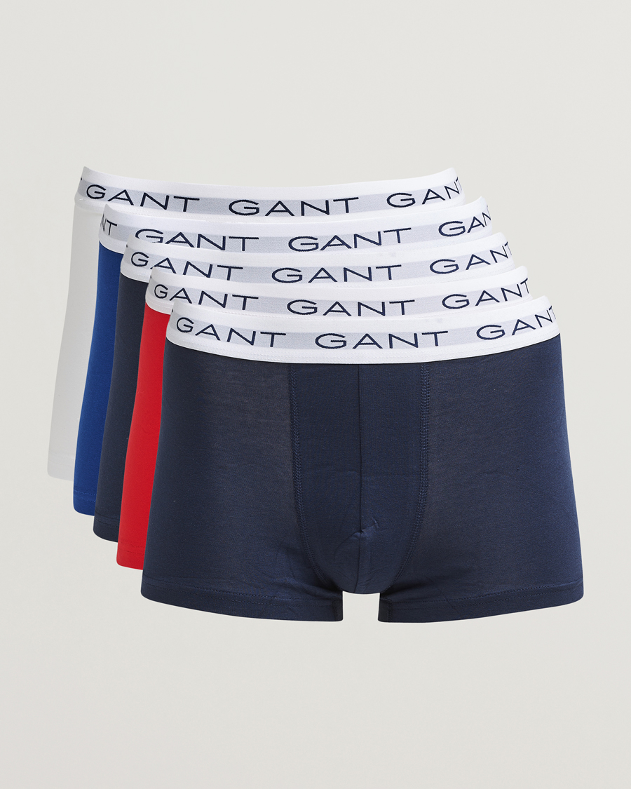 Uomini | Biancheria intima | Gant | 5-Pack Trunks Multi